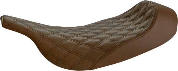 Renegade Lattice Stitch Solo Seat Brown, 1, nordicamoto.ro