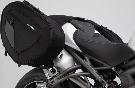 Blaze Saddlebag Set Black, Gray, 1, nordicamoto.ro