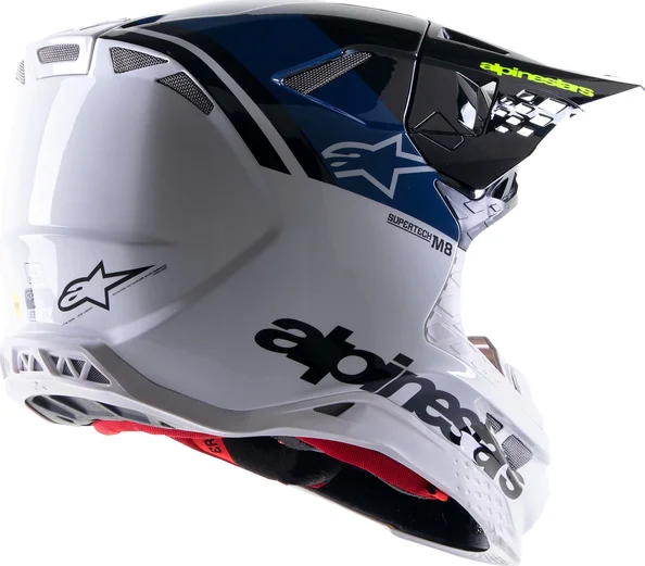 Casca Alpinestars Supertech M8 Radium 2 Blue/White XL, 2, nordicamoto.ro