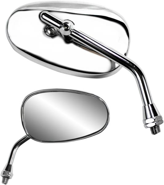 Classic (r)harley Look(r) Mirror Silver, 1, nordicamoto.ro