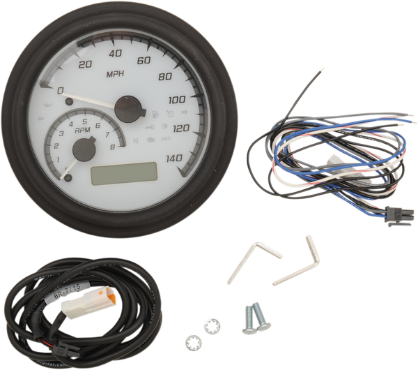 Mvx Series Analog Gauge System White, Gray, 1, nordicamoto.ro