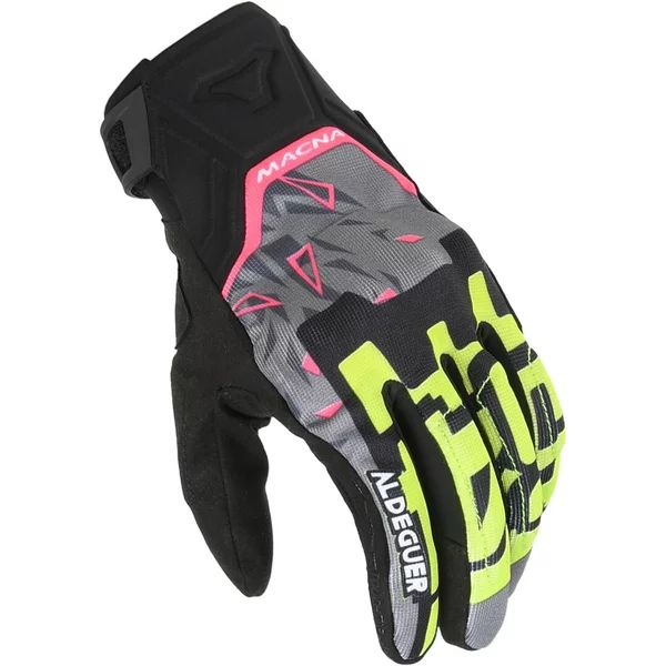 MACNA RECON 2.0 ALDEGUER EDITION L nyári kesztyű, fekete/neon sárga, 3, nordicamoto.ro