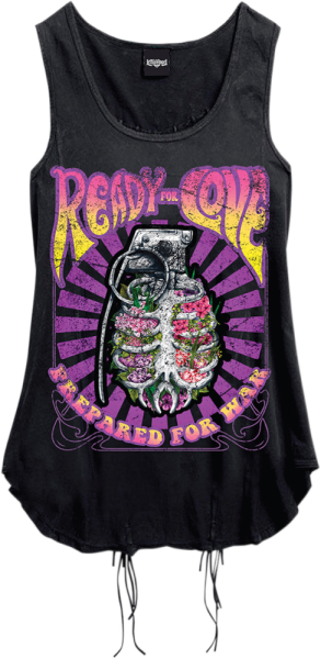 Women's Ready4love Tank Top Black S, 1, nordicamoto.ro