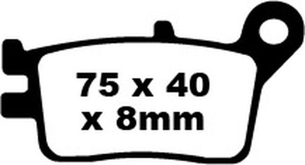 Fa Series Organic Brake Pads, 1, nordicamoto.ro