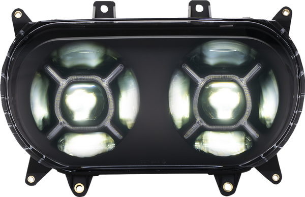 Double-x Led Headlight Black, 4, nordicamoto.ro