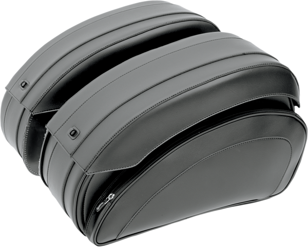 Cruis'n Deluxe Saddlebags Black, 3, nordicamoto.ro
