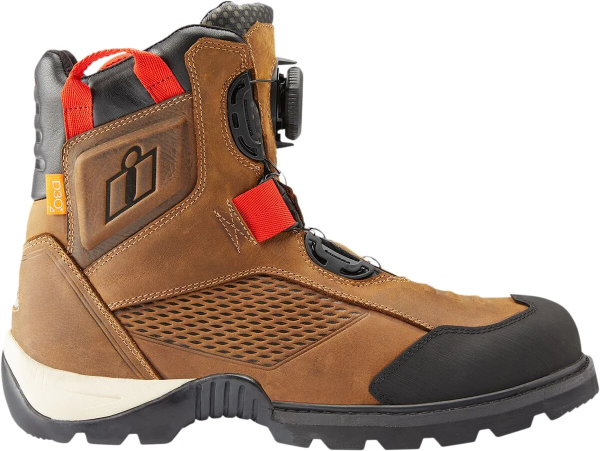 Icon Stormhawk barna csizma, 40-es méret, 9, nordicamoto.ro