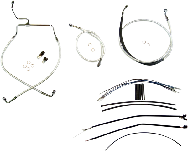 Sterling Chromite Ii® Designer Handlebar Installation Kit Silver, 2, nordicamoto.ro