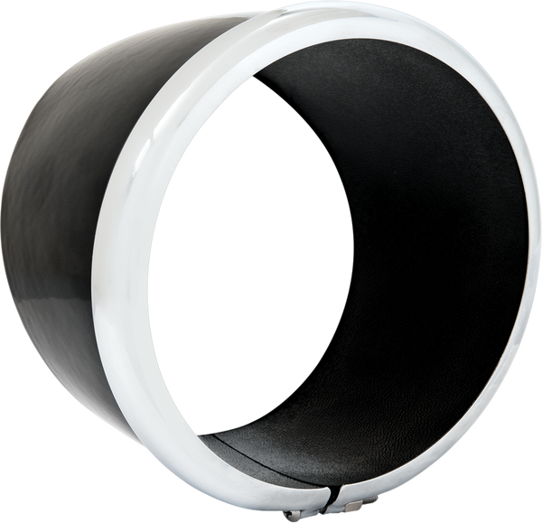 Headlight Trim Ring/shroud Kit Black, Chrome, 1, nordicamoto.ro