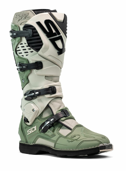 Sidi Crossfire 3 Army/Sand csizma, 43-as méret, 6, nordicamoto.ro
