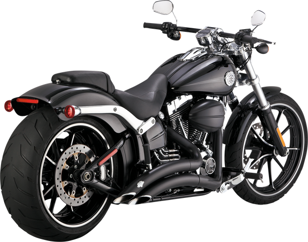 Big Radius Exhaust System Black, 3, nordicamoto.ro