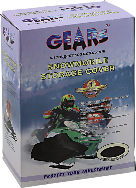 Universal Nylon Snowmobile Cover Black  XL, 1, nordicamoto.ro
