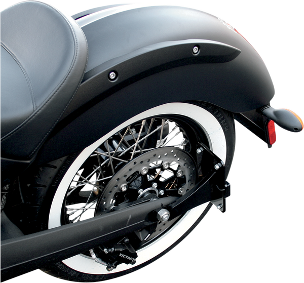 Victory Side-mount License Plate Black, 3, nordicamoto.ro