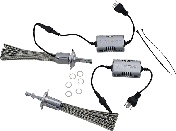 L9 Led Conversion Headlight Bulb With Flexible Heatsink White, 1, nordicamoto.ro