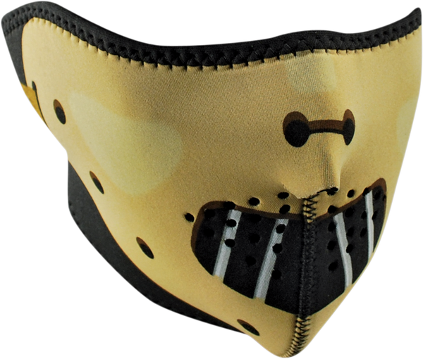 Half Mask Hannibal Black, 1, nordicamoto.ro
