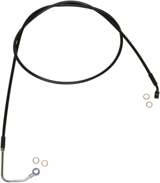 Xr Stainless Upper Brake Line Black Oversize [+254 mm (10'')], 1, nordicamoto.ro