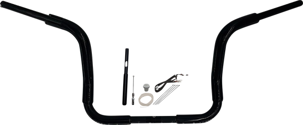 1-1/2(r) Ez Install Rounded Top Handlebar Kit Black, 1, nordicamoto.ro