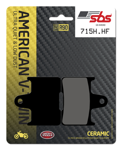 Hhf Street Ceramic Organic Brake Pads, 1, nordicamoto.ro