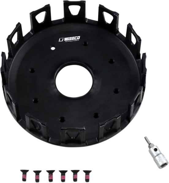 Precision-forged Clutch Basket Black, 2, nordicamoto.ro