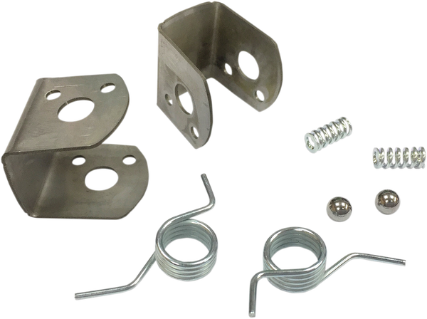 Passenger Peg Hardware Set Silver, 1, nordicamoto.ro