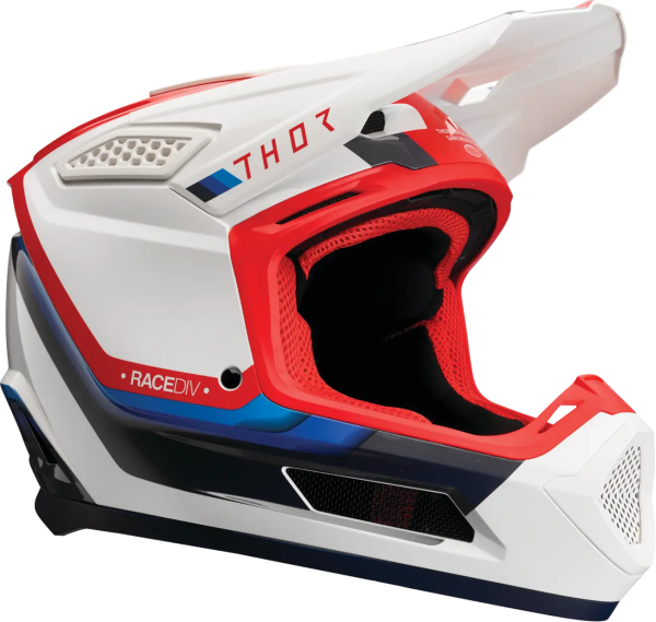 Thor Fleet Defy sisak, fehér/piros/kék, L-es méret, 1, nordicamoto.ro