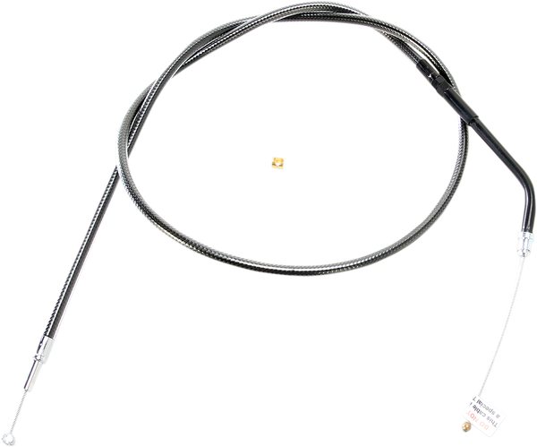 Black Pearl Braided Throttle/idle Cable Black, 1, nordicamoto.ro