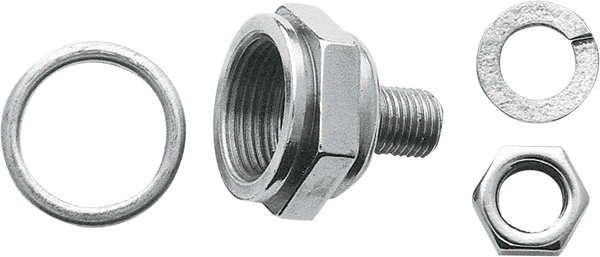 Carburetor Bowl Lock Nut Kit Silver, 1, nordicamoto.ro