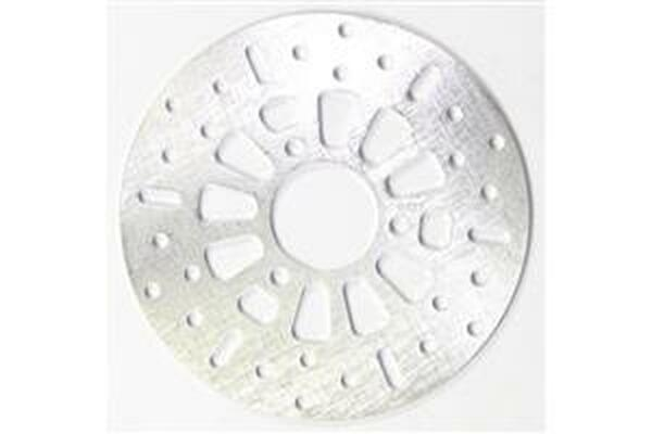 Round D-series Scooter Brake Rotor Silver, Stainless Steel, 1, nordicamoto.ro