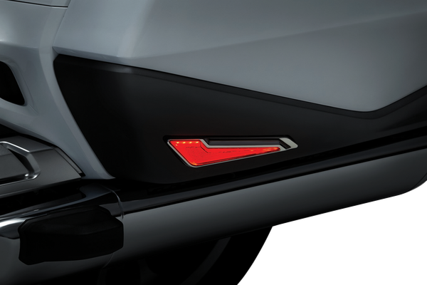 Omni Led Side Saddlebag Inserts Orange, Red, 2, nordicamoto.ro