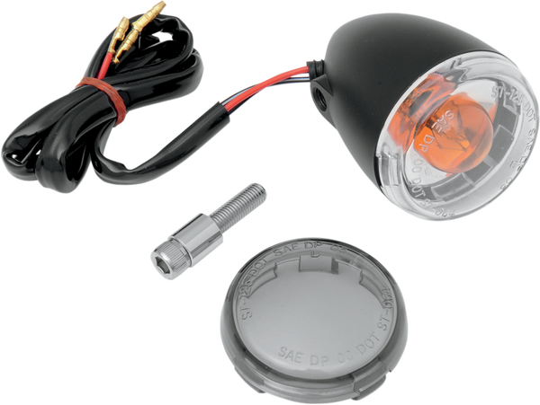 Dot Compliant Turn Signals Black, Matte, 1, nordicamoto.ro