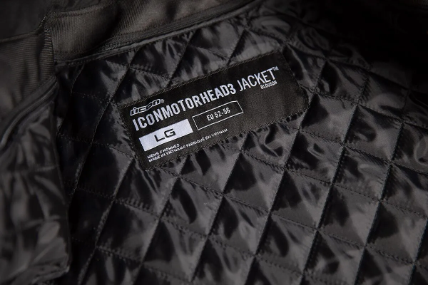 Geaca Icon Motorhead3 Black 4XL, 11, nordicamoto.ro