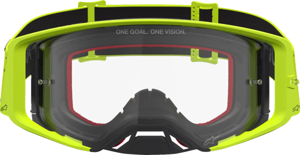 Alpinestars Supertech Vesta síszemüveg – fluoreszkáló sárga/fekete/átlátszó lencse, 4, nordicamoto.ro