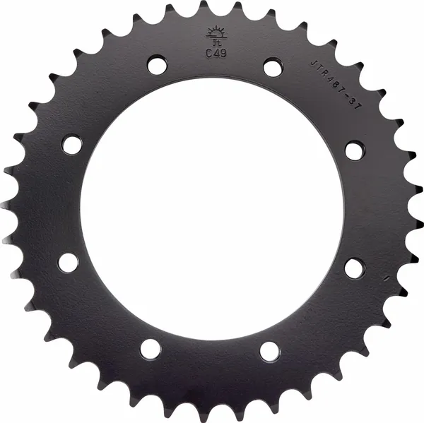 JT SPROCKETS Acél hátsó lánckerék, fekete, 1, nordicamoto.ro