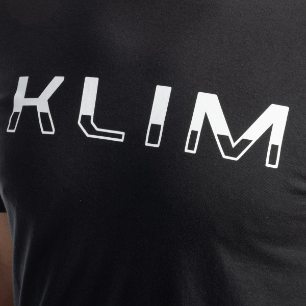 Klim Petrol Tri-blend fehér–fekete póló, 18, nordicamoto.ro