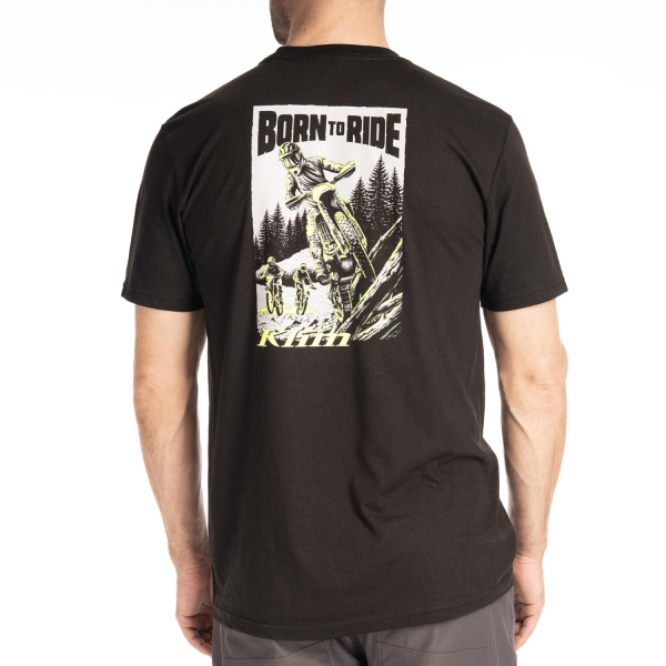 Tricou Klim Saddle Mountain Tri-blend Black - Hi-Vis, 4, nordicamoto.ro