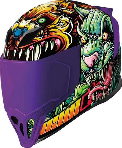 Casca Icon Airflite CSF23 Yellow/Green XL, 1, nordicamoto.ro