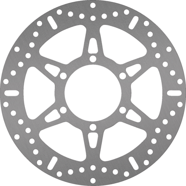 D-series Round Brake Rotor Silver, 1, nordicamoto.ro