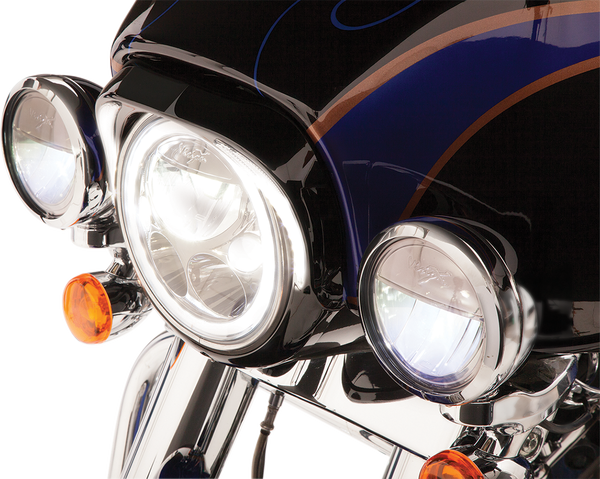 Fang® Headlight Bezels Black, 1, nordicamoto.ro
