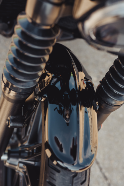 Front Fender Old School Black, 1, nordicamoto.ro
