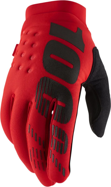 100% Brisker Red kesztyű, XL, 1, nordicamoto.ro