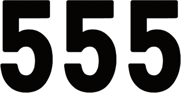 Pro Numbers Black, 3, nordicamoto.ro