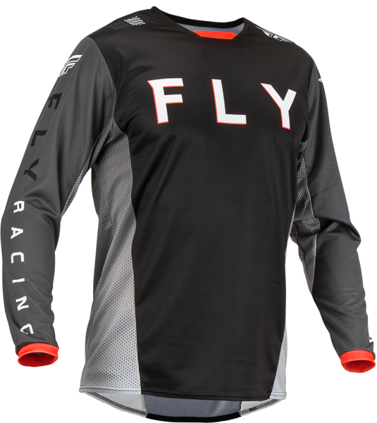 MX Fly Kinetic Kore póló, fekete/szürke, L, 1, nordicamoto.ro