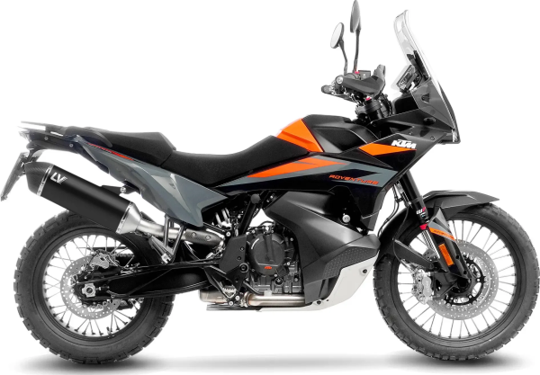 LeoVince LV-14 Black Edition Slip-On kipufogórendszer a CFMOTO 800MT-hez, 5, nordicamoto.ro