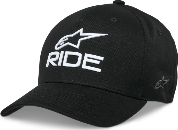 Ride Sonic ívelt karimájú sapka, fekete, S/M méret, 1, nordicamoto.ro
