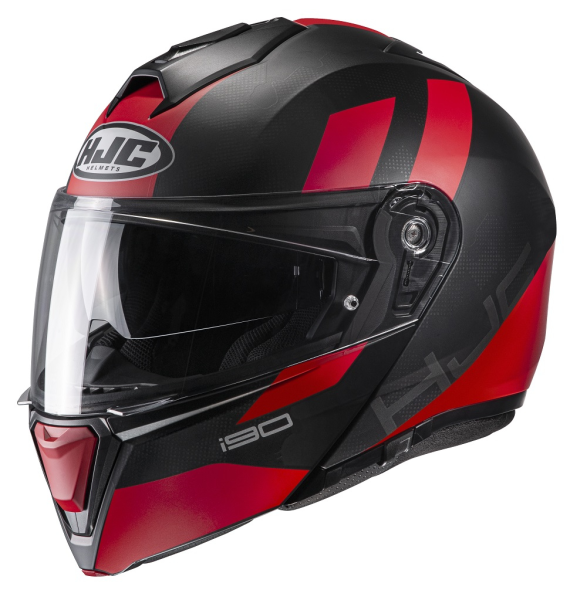 Casca HJC i90 Syrex Alb Rosu S, 1, nordicamoto.ro