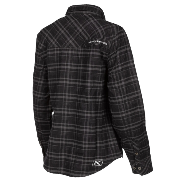Camasa Dama Klim Upland Flannel Black - Asphalt, 16, nordicamoto.ro