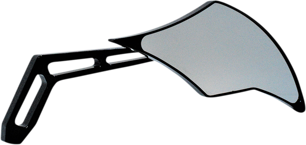Billet Aluminum Mirrors With Clear Glass Black, 3, nordicamoto.ro