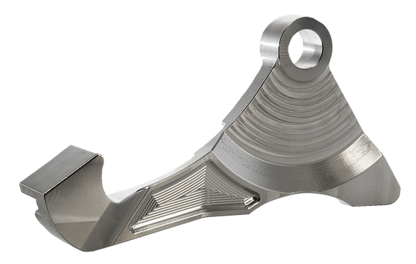 Assault Series Radial Caliper Mount Raw, Silver, 3, nordicamoto.ro