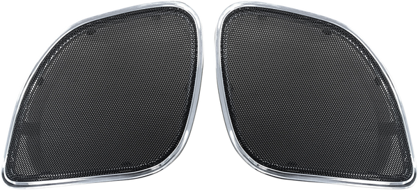 Replacment Speaker Grills Black, Chrome, 1, nordicamoto.ro