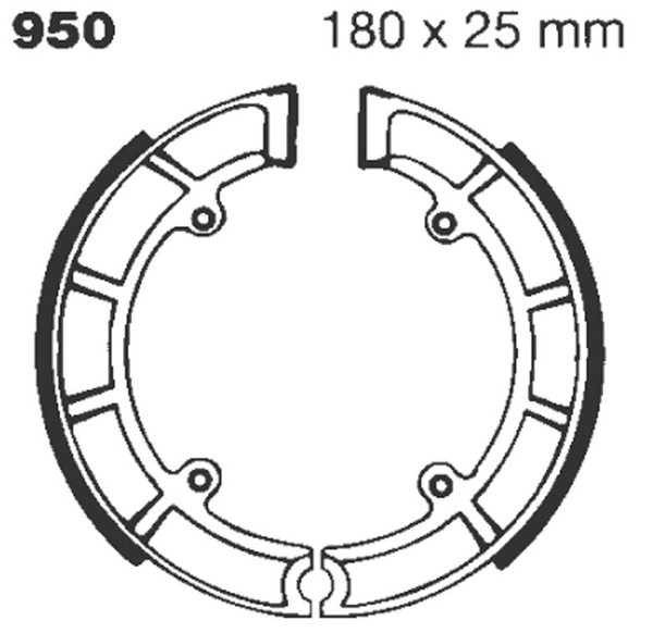 Standard Brake Shoes, 1, nordicamoto.ro